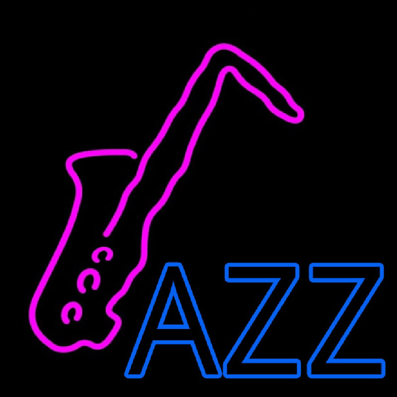 Jazz With Logo Neontábla