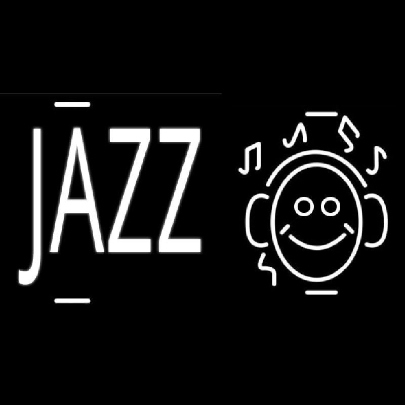 Jazz With Smiley Neontábla