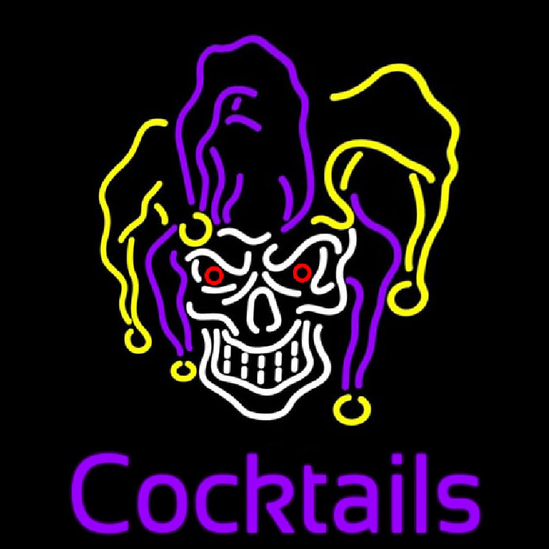 Jester Cocktails Neontábla