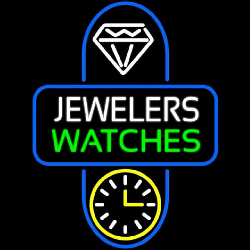 Jewelers Watches Neontábla