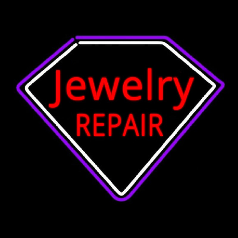 Jewelry Repair Red Neontábla
