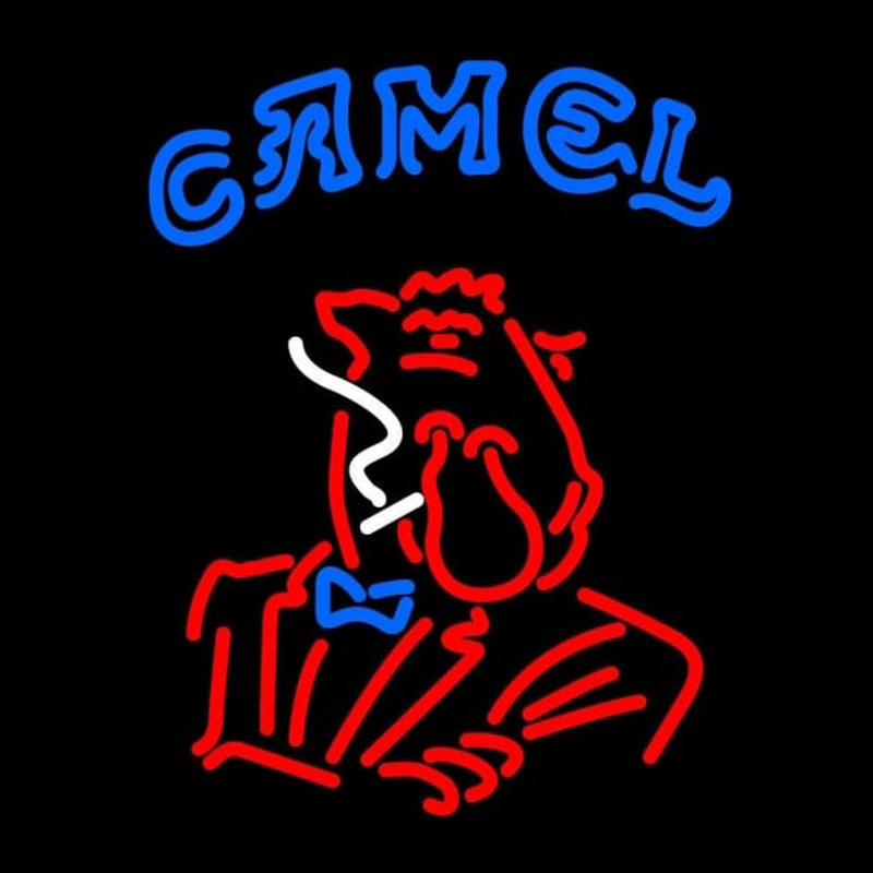 Joe Camel Red Logo Neontábla