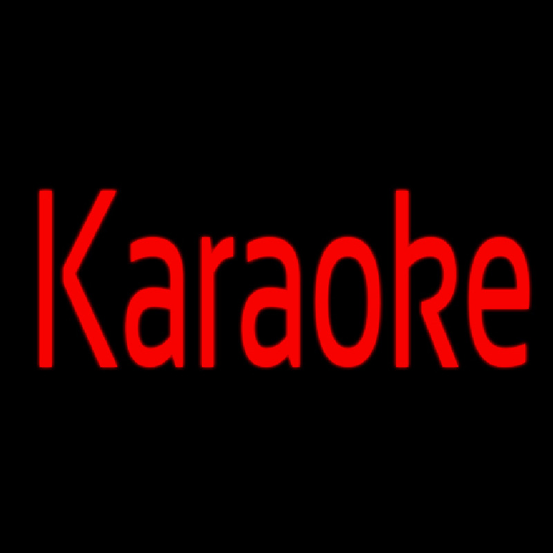 Karaoke Cursive Neontábla