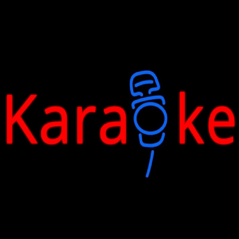 Karaoke Mike Neontábla