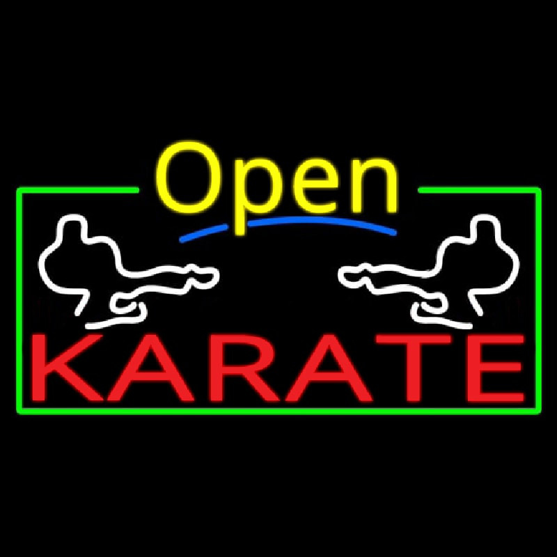 Karate Neontábla