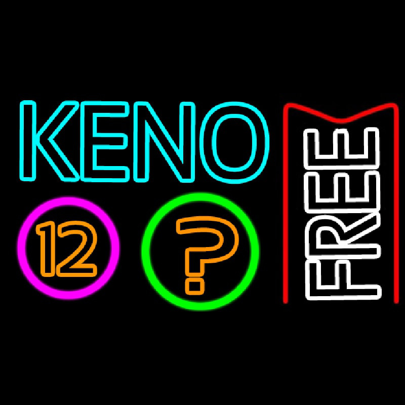 Keno Free 2 Neontábla