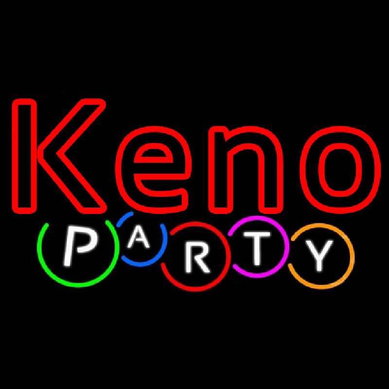 Keno Party Neontábla