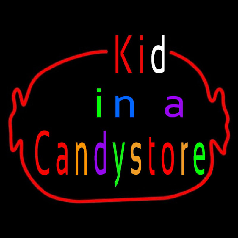 Kid In A Candy Store Neontábla