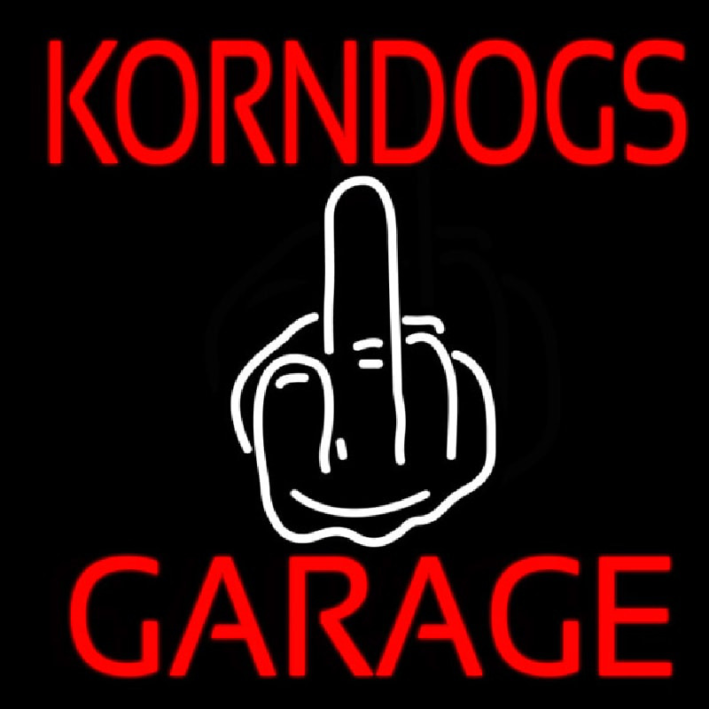 Kornogs Garage Neontábla