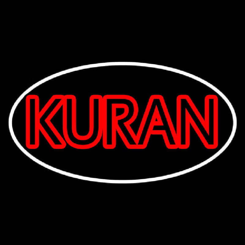 Kuran With Border Neontábla