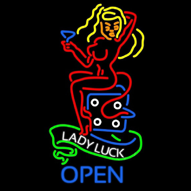 Lady Luck She Devil Neontábla