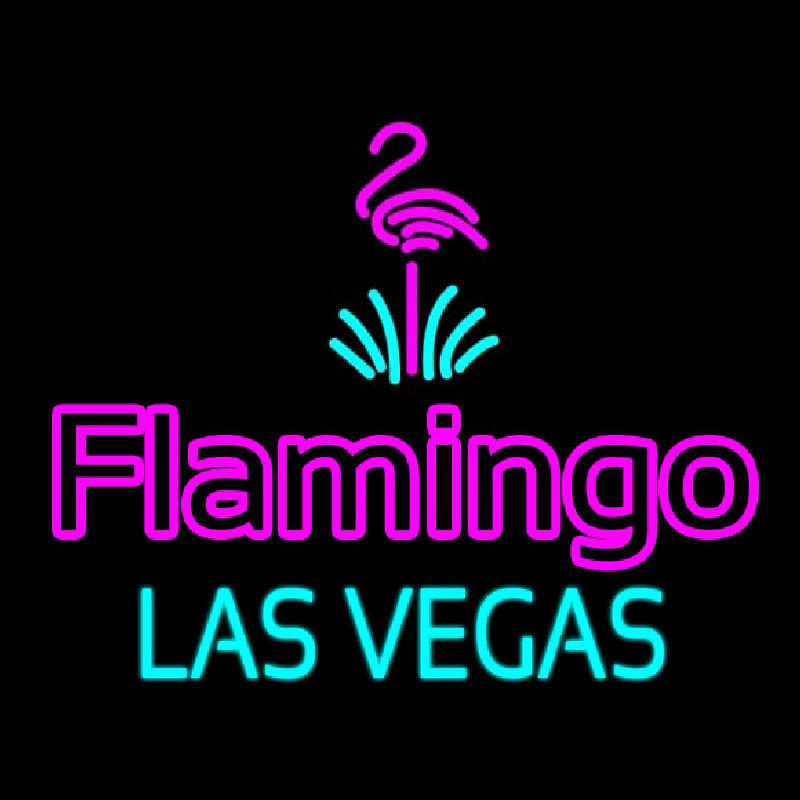 Large Flamingo Hotel Las Vegas Neontábla