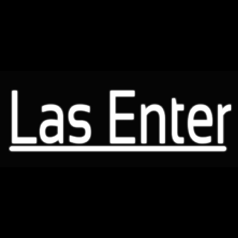 Las Enter Neontábla