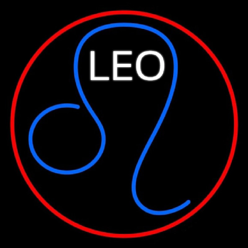 Leo Zodiac Neontábla
