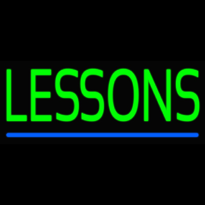 Lessons Neontábla
