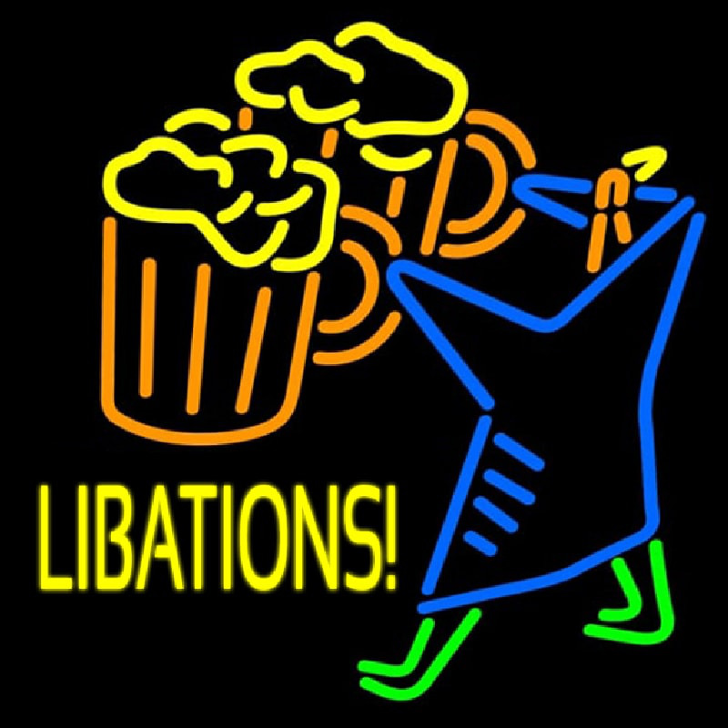 Libations Neontábla
