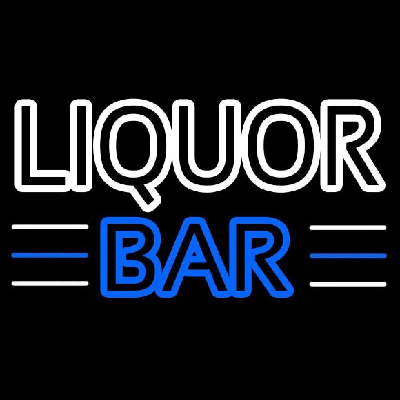 Liquor Bar 3 Neontábla