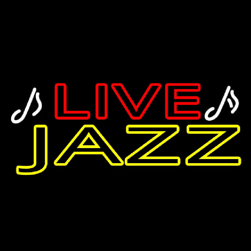 Live Jazz 1 Neontábla