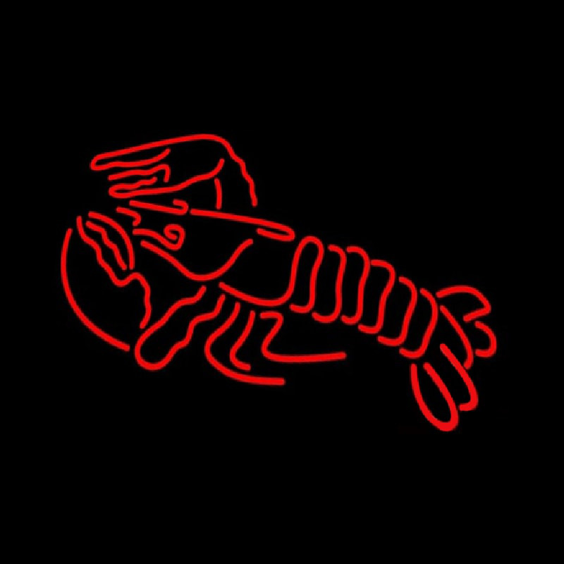 Lobster Logo Red Neontábla
