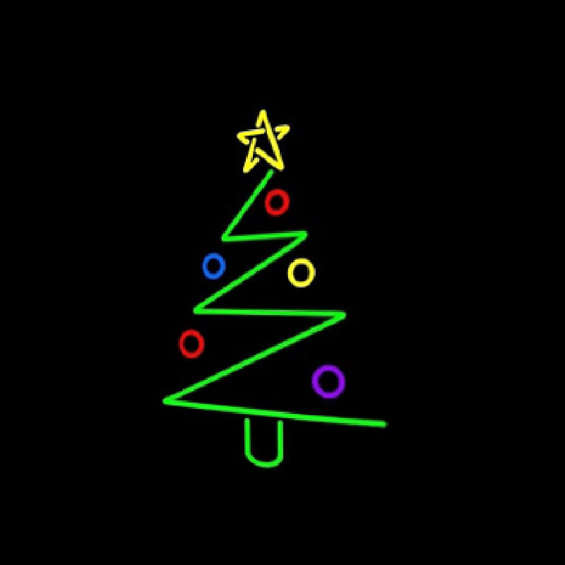 Logo Christmas Tree Neontábla