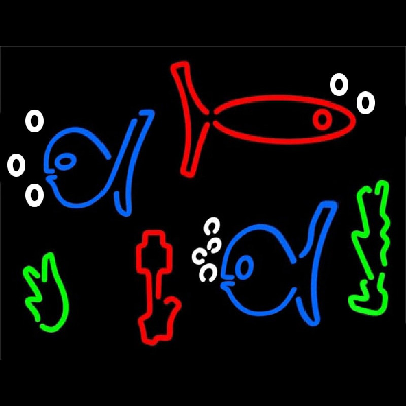 Logo Fish Neontábla