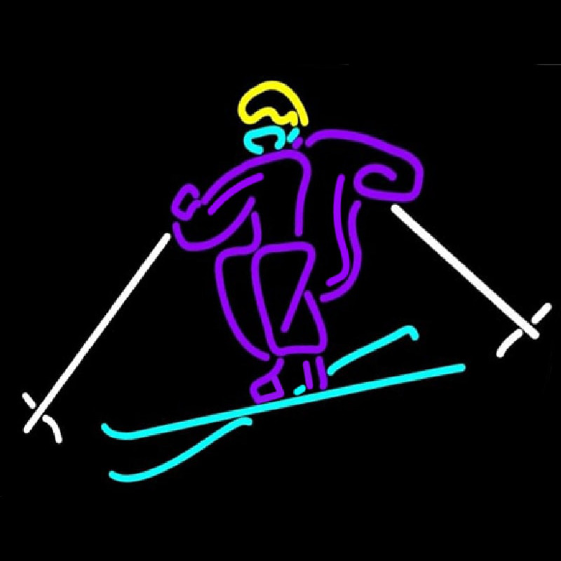 Logo of Skier Neontábla