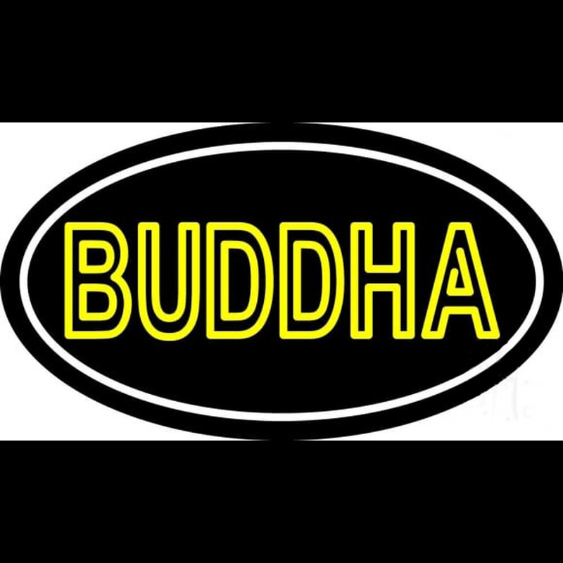 Lord Buddha With Border Neontábla