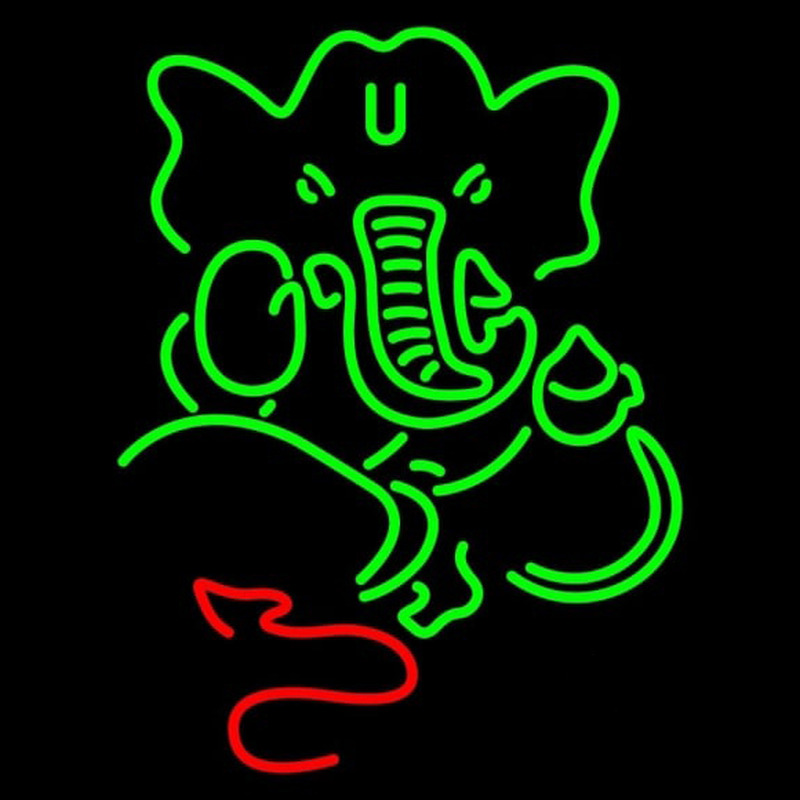 Lord Ganesha Neontábla