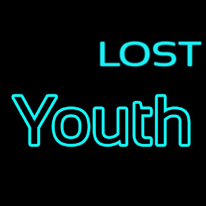 Lost Youth Neontábla