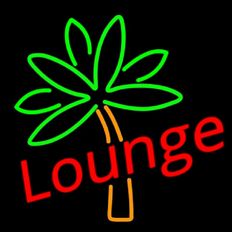 Lounge With Flower Neontábla