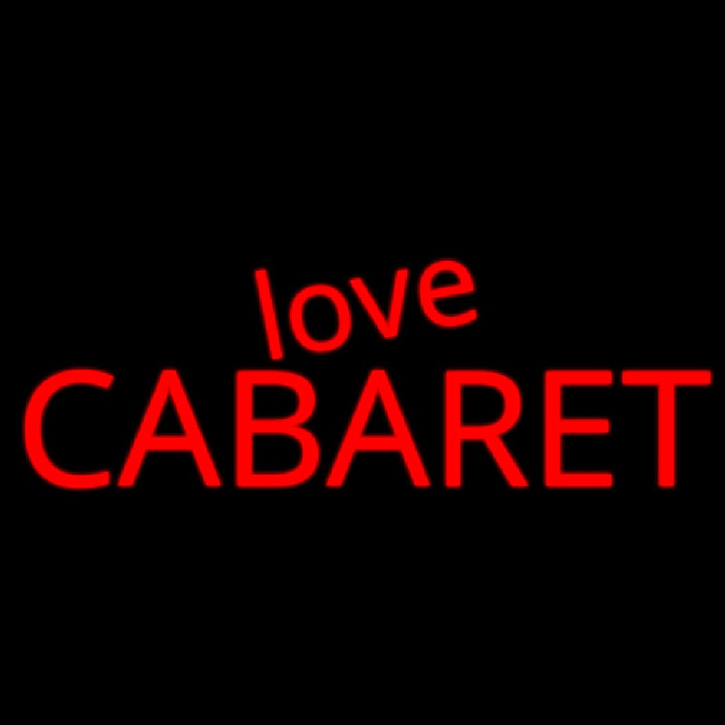 Love Cabaret Neontábla