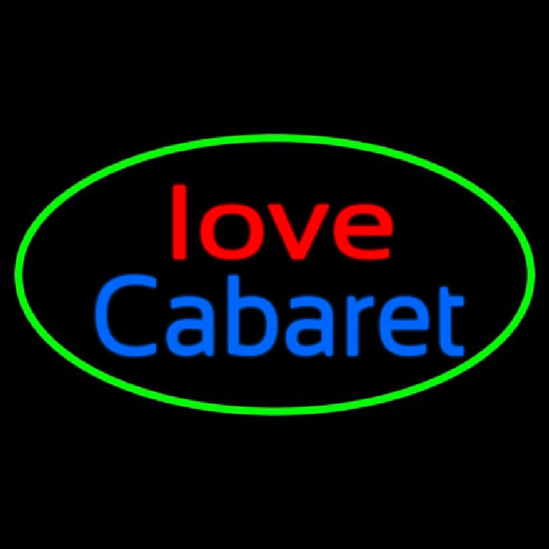 Love Cabaret Neontábla