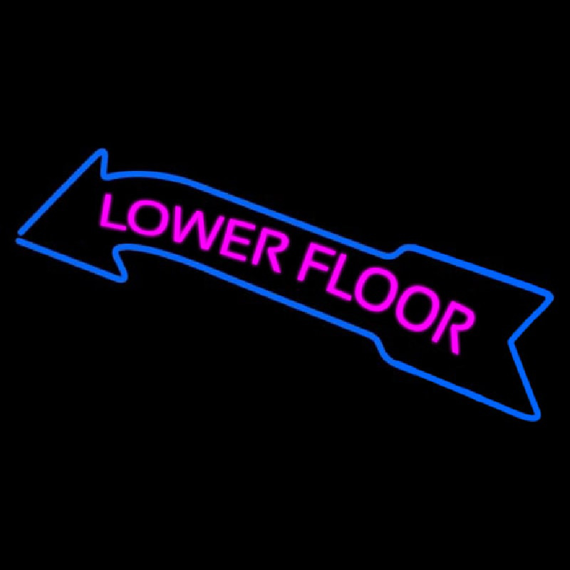 Lower Floor Neontábla