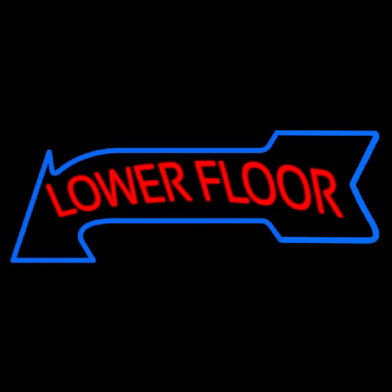 Lower Floor Neontábla
