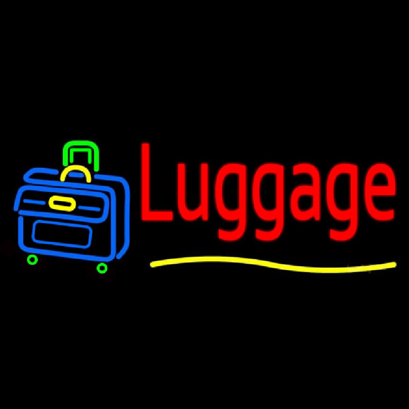 Luggage Neontábla