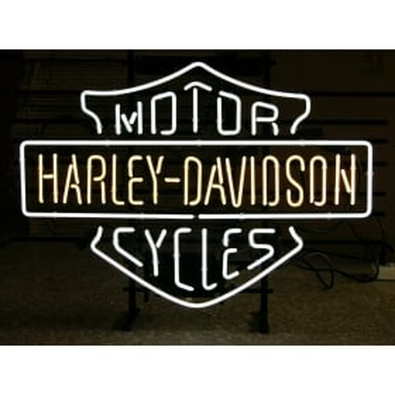MOTOR CYCLES HARLEY-DAVIDSON Neontábla