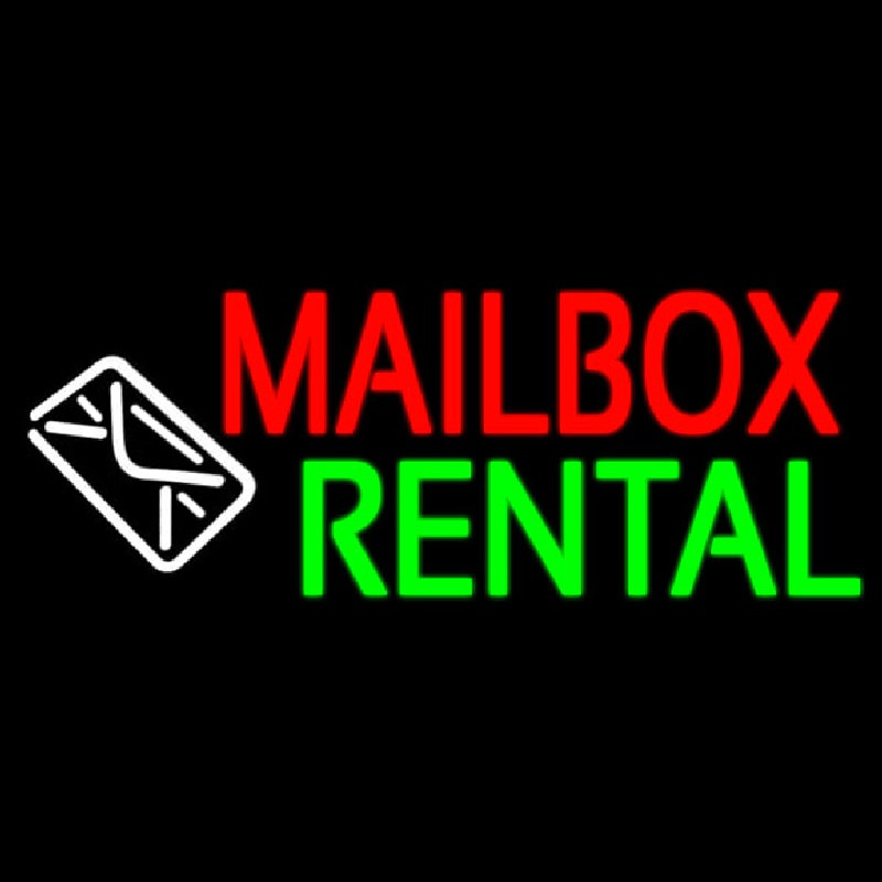 Mailbo  Rental Logo Neontábla
