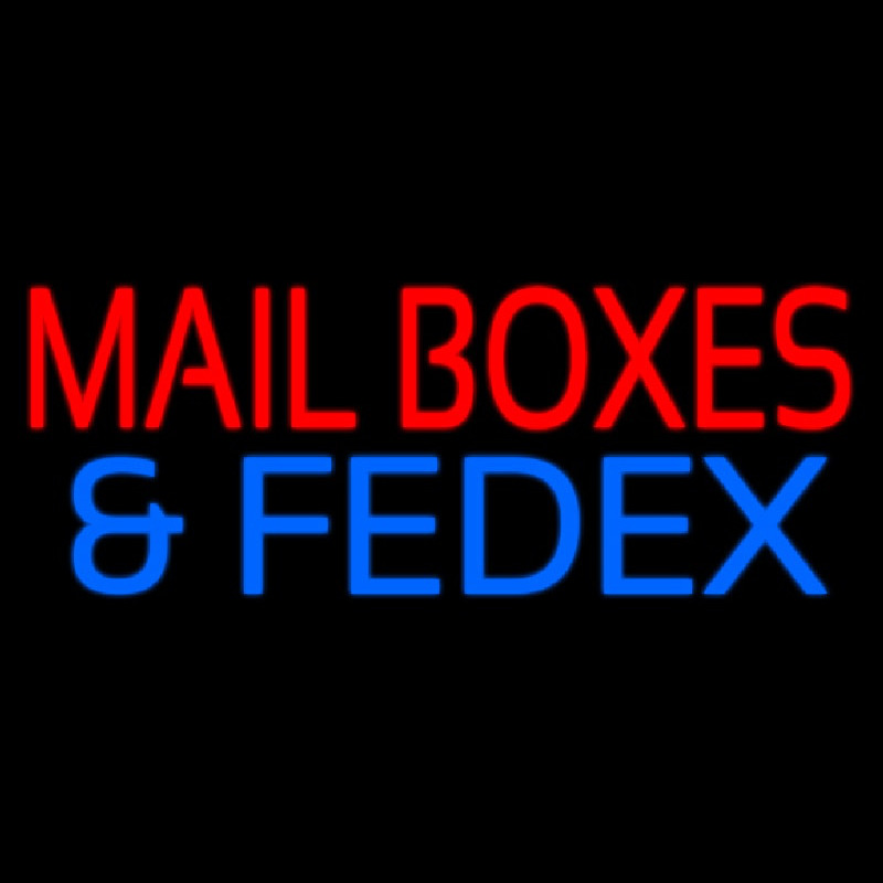 Mailbo es And Fede  Neontábla