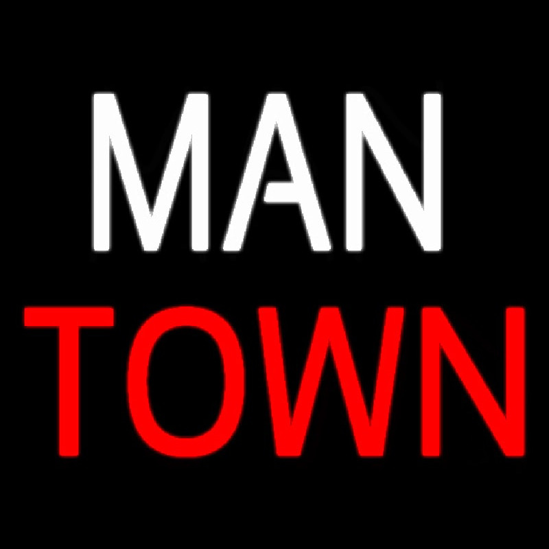 Man Town Neontábla