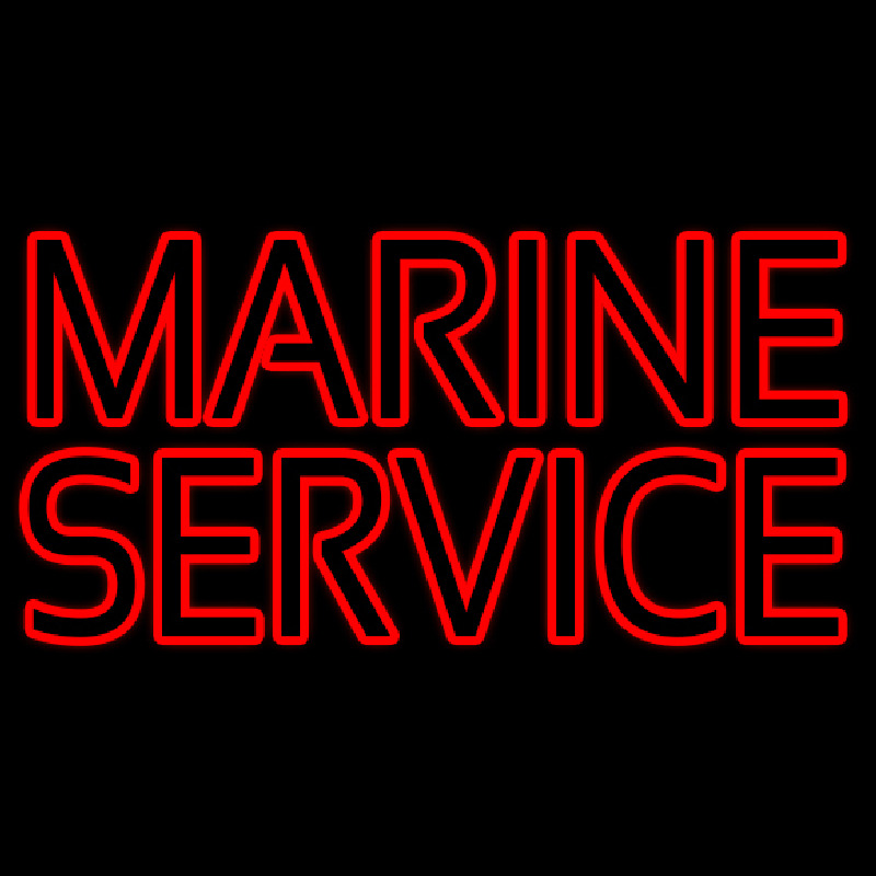 Marine Service Neontábla