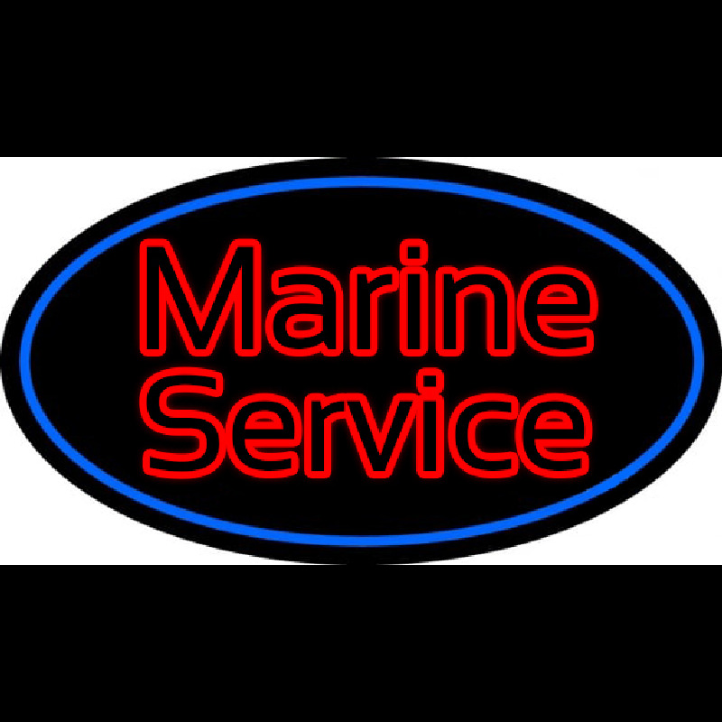 Marine Service Neontábla