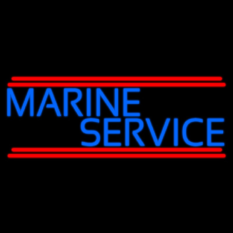 Marine Service Neontábla