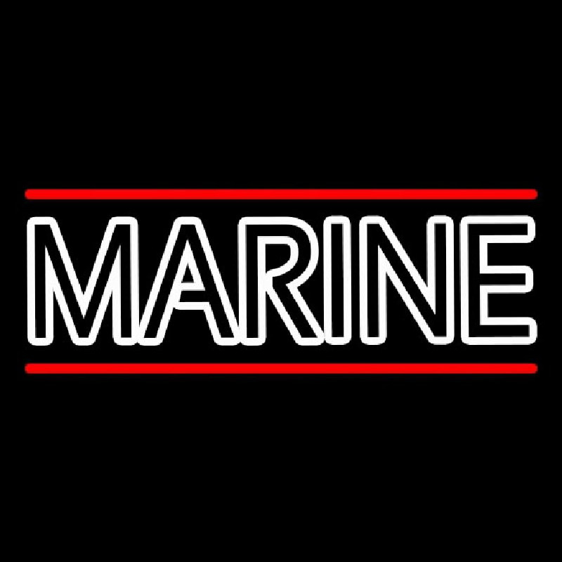 Marine White Neontábla