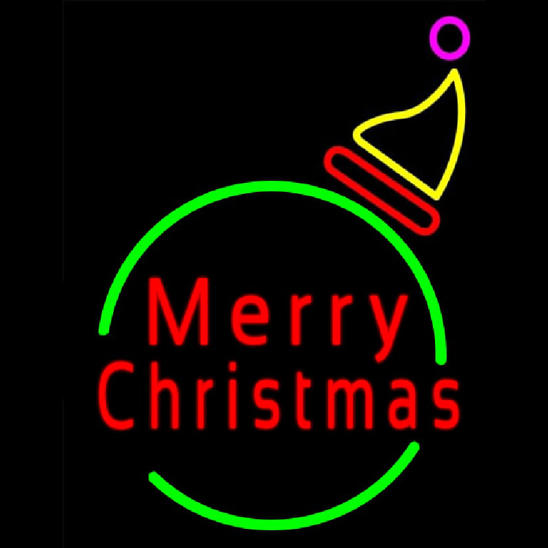 Marry Christmas Logo 2 Neontábla