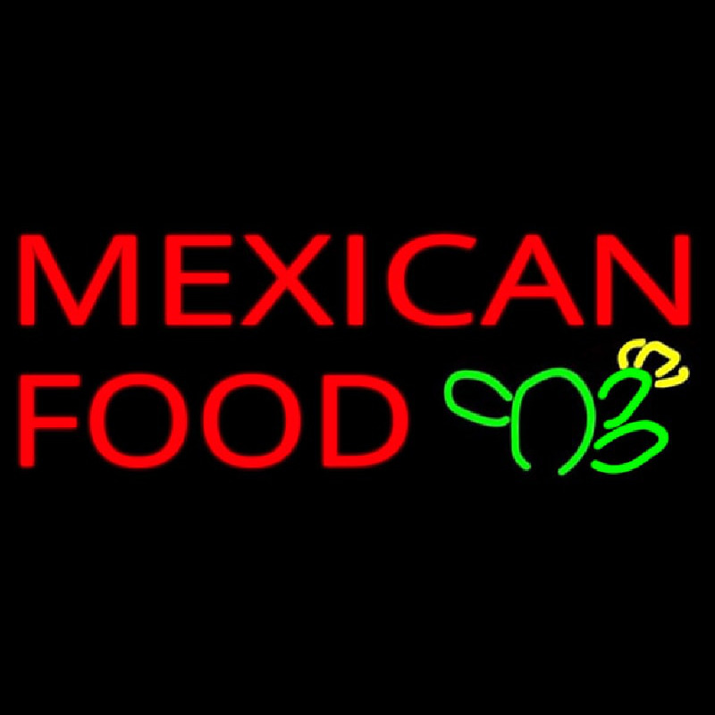 Me ican Food Logo Neontábla