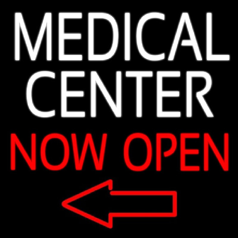 Medical Center Now Open Neontábla