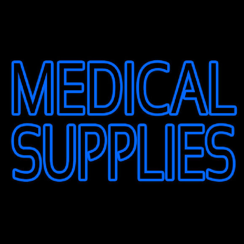 Medical Supplies Neontábla