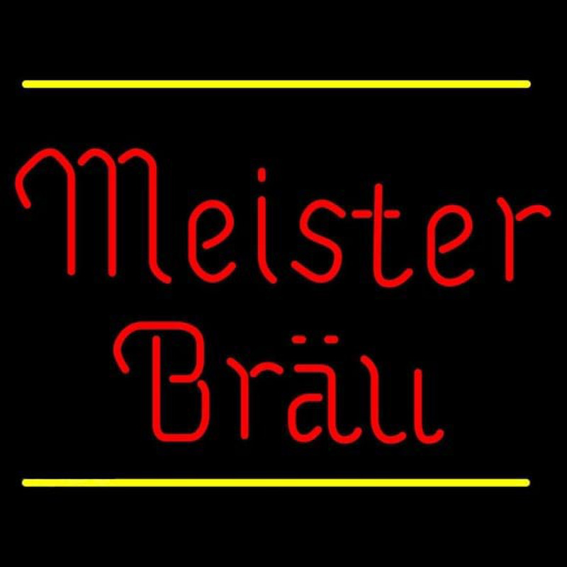 Meister Brau Logo Neontábla