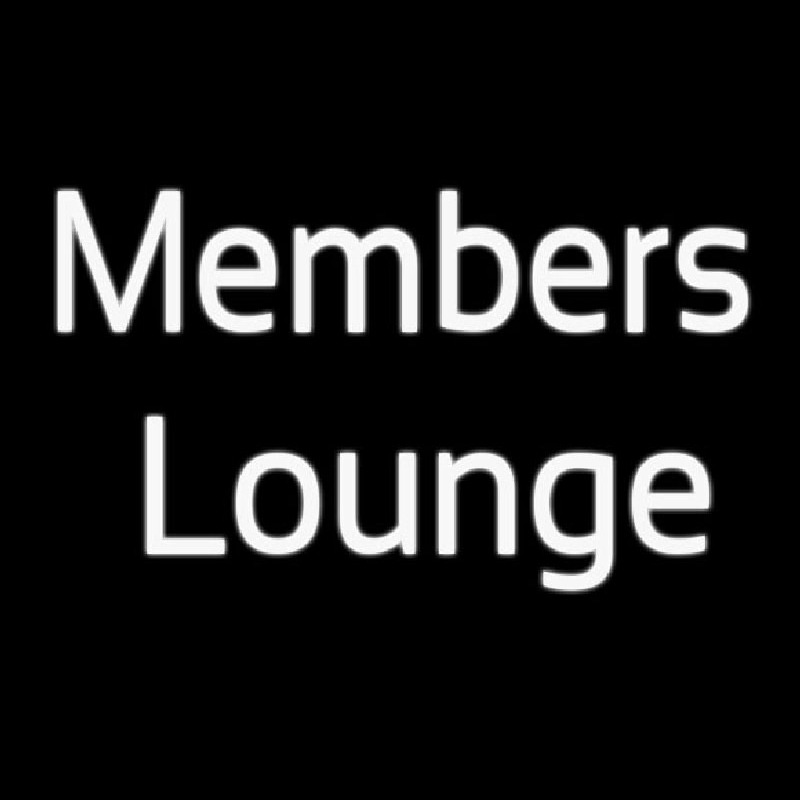 Members Lounge Neontábla
