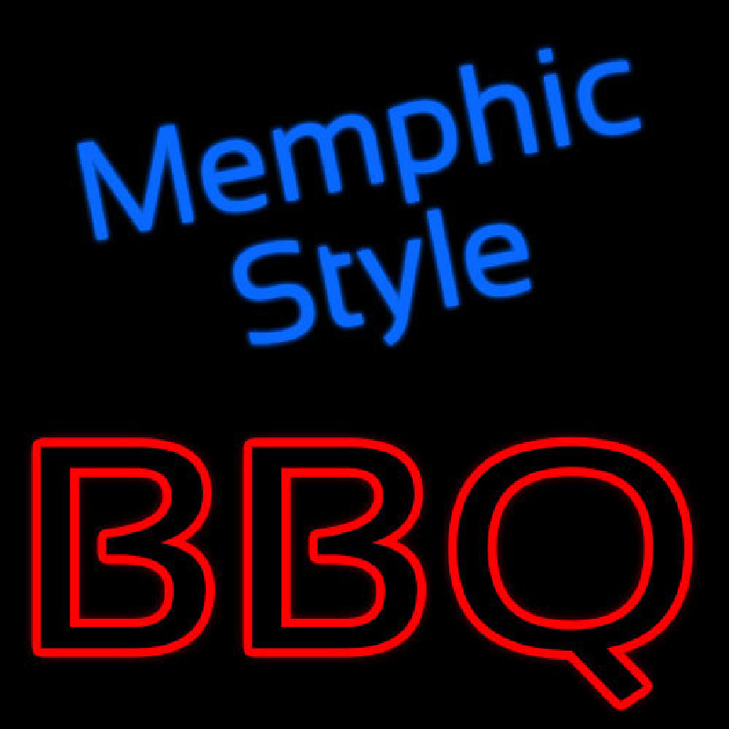 Memphis Style Bbq Neontábla